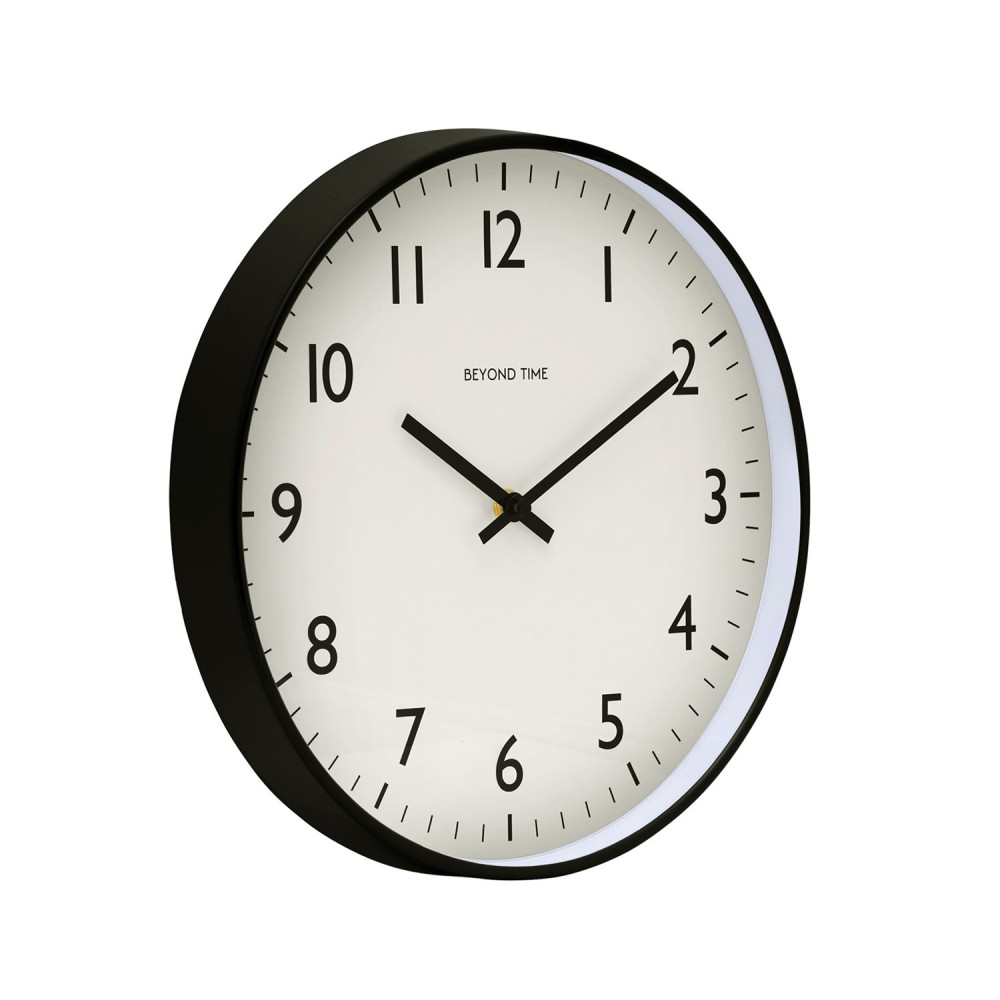 Veggklokke - Beyond Time Nord Svart