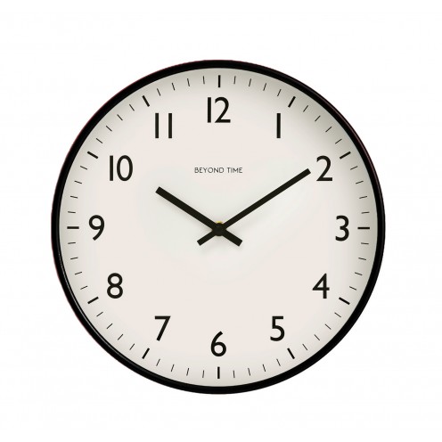Veggklokke - Beyond Time Nord Svart