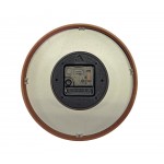 Veggklokke - Beyond Time Madera Mørkt Tre Hvit