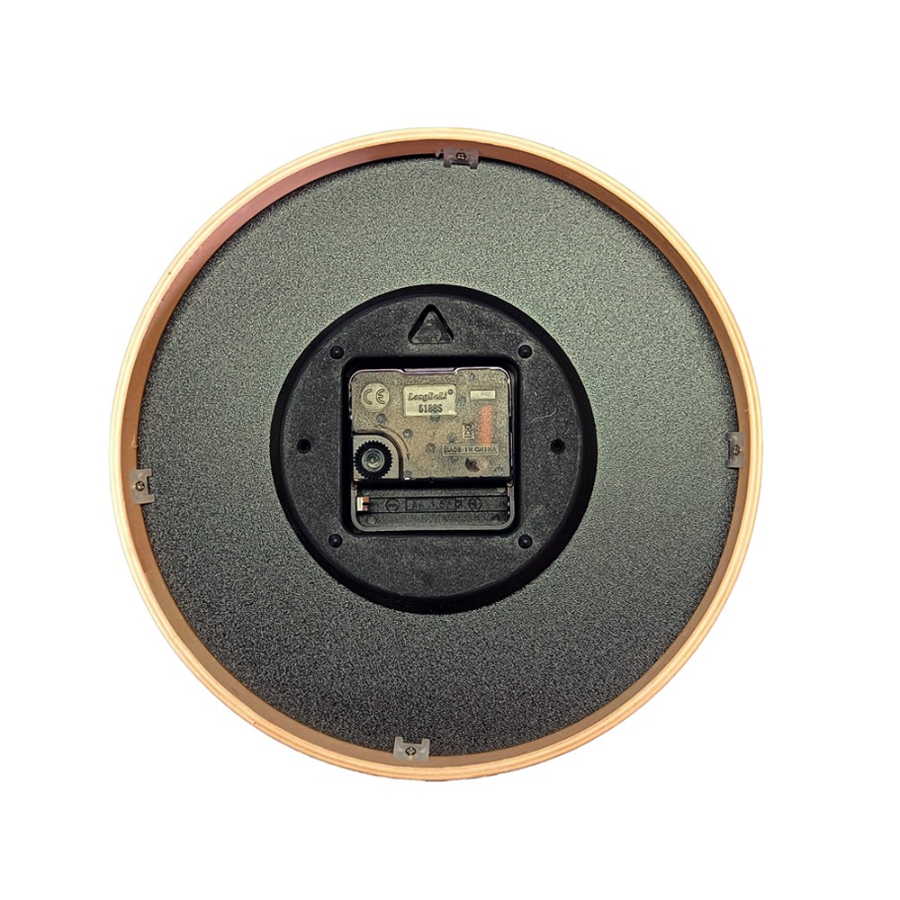 Veggklokke - Beyond Time Madera Lyst Tre Svart