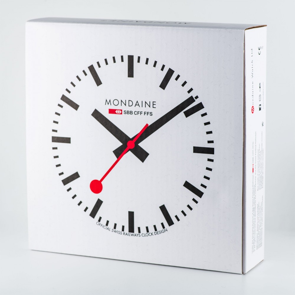 Veggklokke - Mondaine A990.CLOCK.12SBB