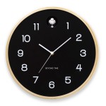 Veggklokke / Gjøkur - Beyond Time Natural Cuckoo Svart