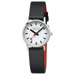 Armbåndsur Mondaine Classic Hvit/Lær Ø30 mm A658.30323.11SBBV