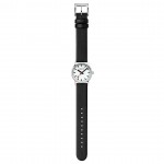 Armbåndsur Mondaine Classic Hvit/Lær Ø30 mm A658.30323.11SBBV