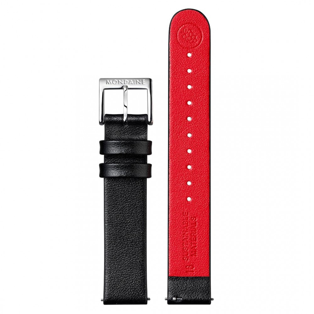 Armbåndsur Mondaine Classic Hvit/Lær Ø30 mm A658.30323.11SBBV