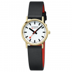 Armbåndsur Mondaine Classic Hvit/Lær Ø30 mm A658.30323.10SBBV