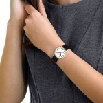 Armbåndsur Mondaine Classic Hvit/Lær Ø30 mm A658.30323.10SBBV