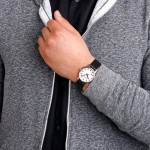 Armbåndsur Mondaine Classic Hvit/Lær Ø36 mm A660.30314.16SBBV