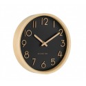 Veggklokke - Beyond Time Madera Lyst Tre Svart