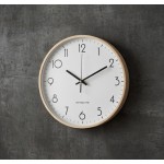 Veggklokke - Beyond Time Legna Lyst Tre Hvit