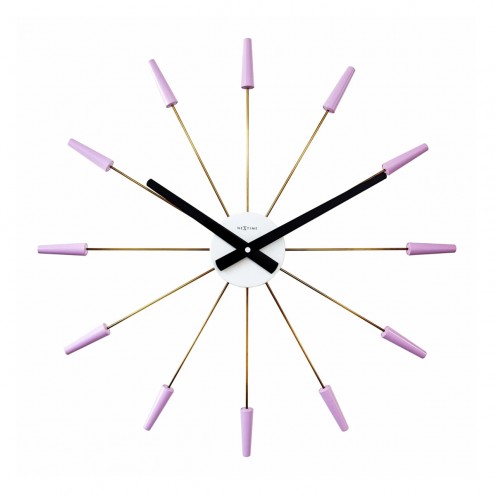 Veggklokke - NeXtime Plug Inn Lavendel