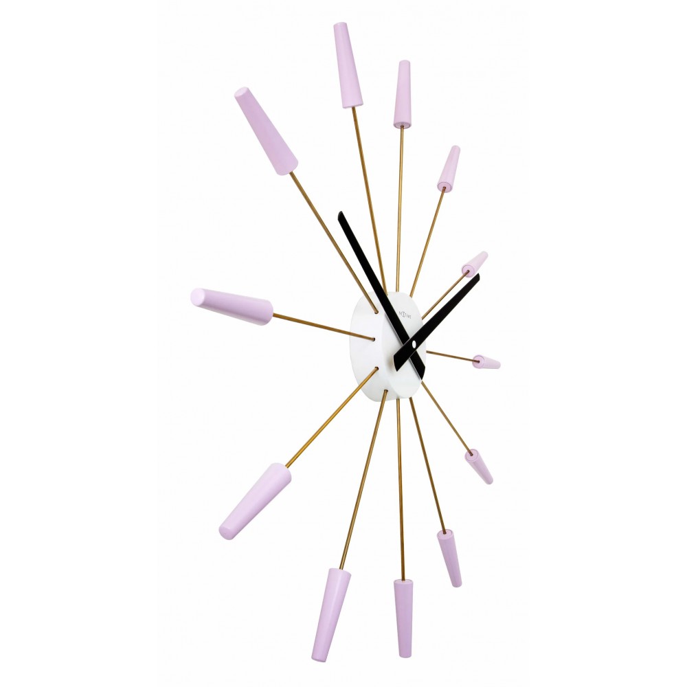 Veggklokke - NeXtime Plug Inn Lavendel
