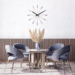 Veggklokke - NeXtime Plug Inn Lavendel