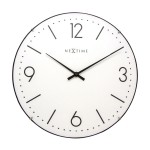 Veggklokke - NeXtime Basic Dome Hvit