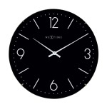 Veggklokke - NeXtime Basic Dome Svart
