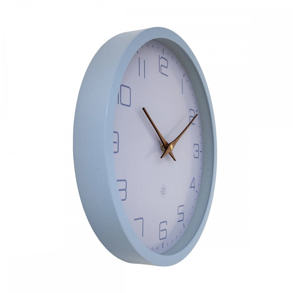 Veggklokke - NeXtime Eco Blå