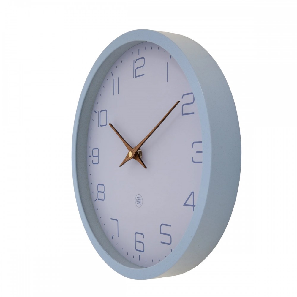 Veggklokke - NeXtime Eco Blå