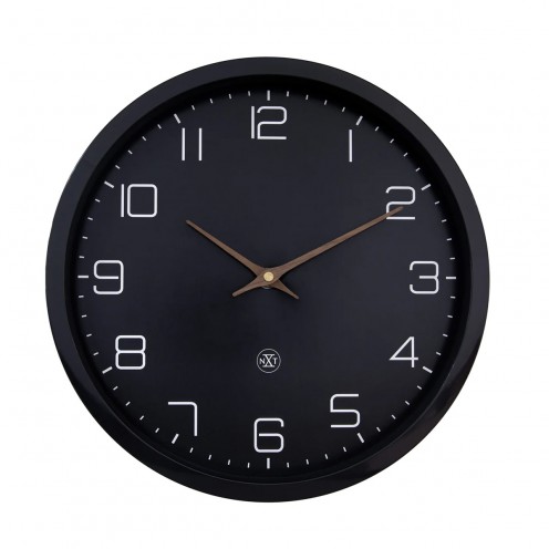 Veggklokke - NeXtime Eco Svart
