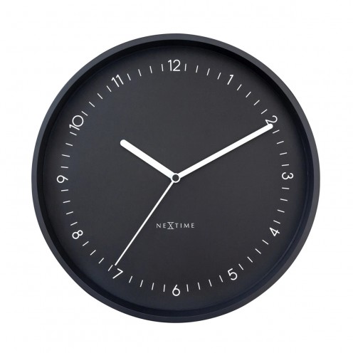 Veggklokke - NeXtime Berlin Svart