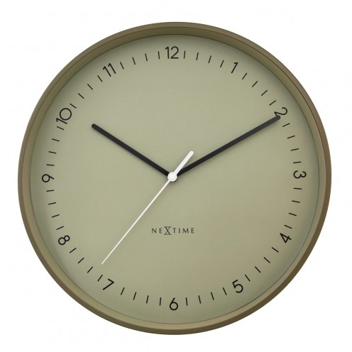 Veggklokke - NeXtime Berlin Kaki