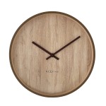 Veggklokke - NeXtime Oslo Lys Brun