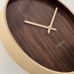Veggklokke - NeXtime Oslo Brun