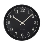Veggklokke - NeXtime Dickens Svart