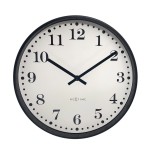 Veggklokke - NeXtime Dickens Svart/Hvit