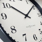 Veggklokke - NeXtime Dickens Svart/Hvit
