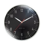 Veggklokke - NeXtime Frankfurt Svart