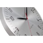 Veggklokke - NeXtime Frankfurt Sølv