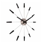 Veggklokke - NeXtime Plug Inn Svart 2610zw
