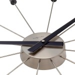 Veggklokke - NeXtime Plug Inn Svart 2610zw