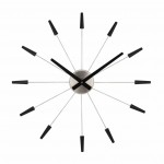 Veggklokke - NeXtime Plug Inn Svart 2610zw